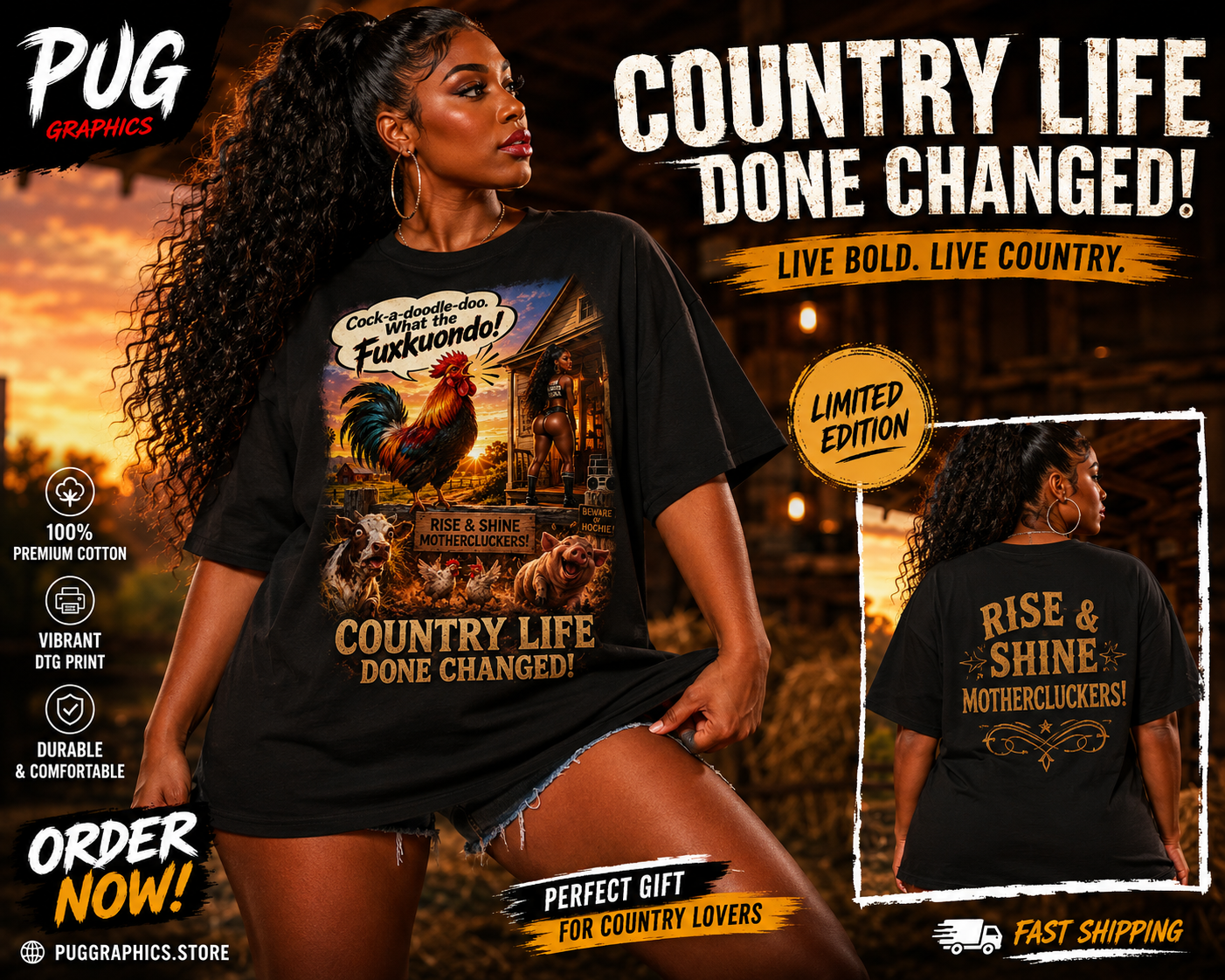 Country Life Done Changed! — T-Shirt