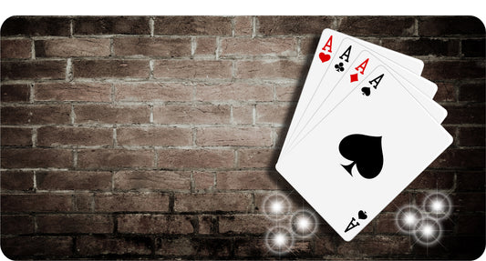 4 Aces License Plate - Custom Personalized Sublimation Plate | Card Game