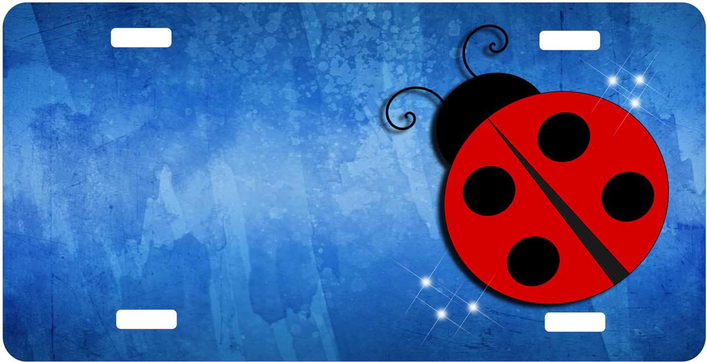 Lady Bug License Plate - Custom Personalized Sublimation Plate | 10 Colors
