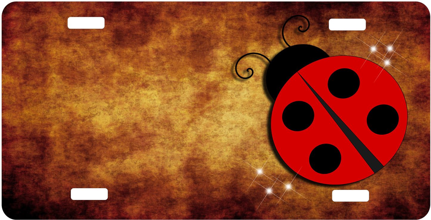 Lady Bug License Plate - Custom Personalized Sublimation Plate | 10 Colors