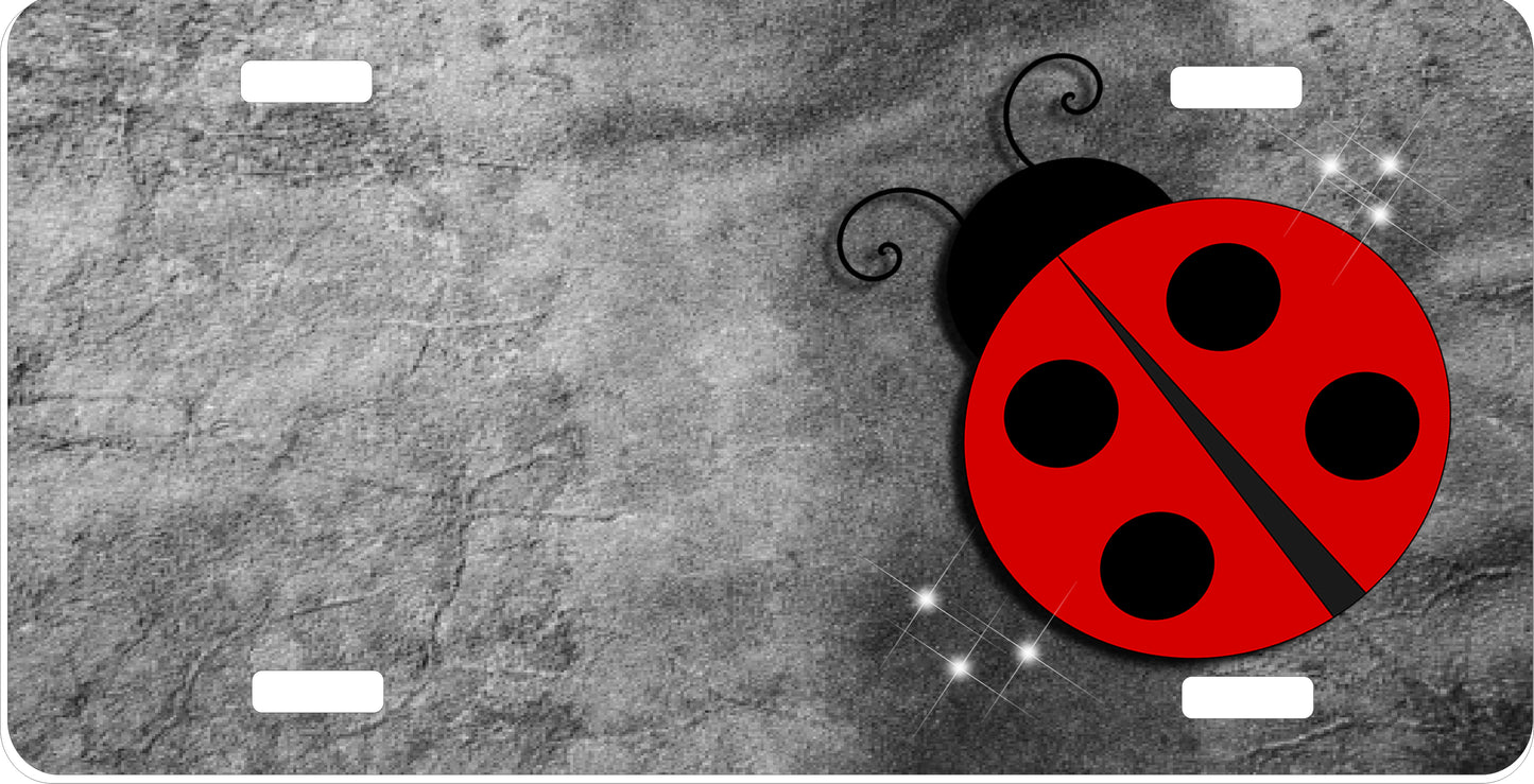 Lady Bug License Plate - Custom Personalized Sublimation Plate | 10 Colors