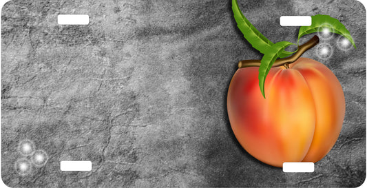 Peach License Plate - Custom Personalized Sublimation Plate | 12 Colors
