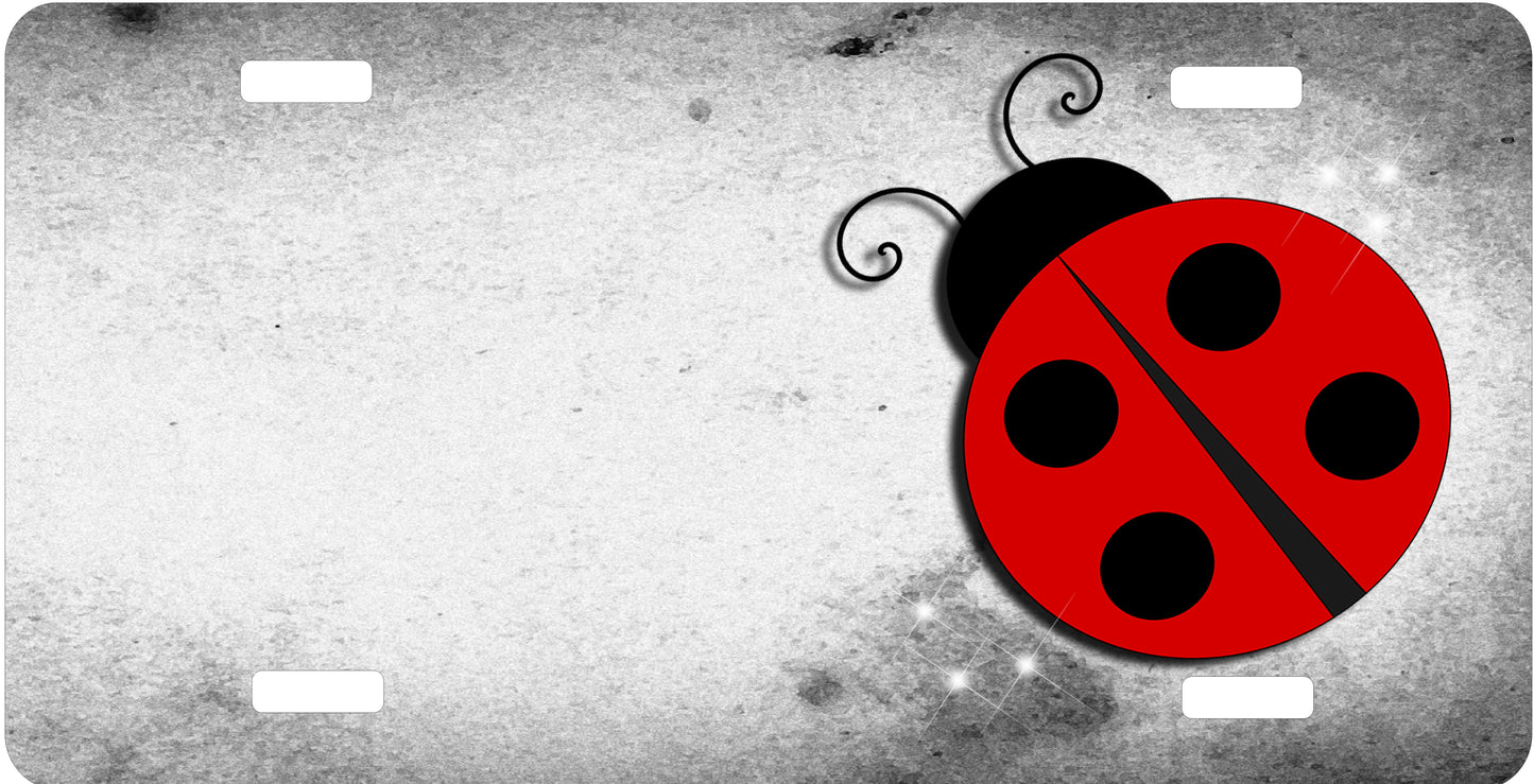Lady Bug License Plate - Custom Personalized Sublimation Plate | 10 Colors